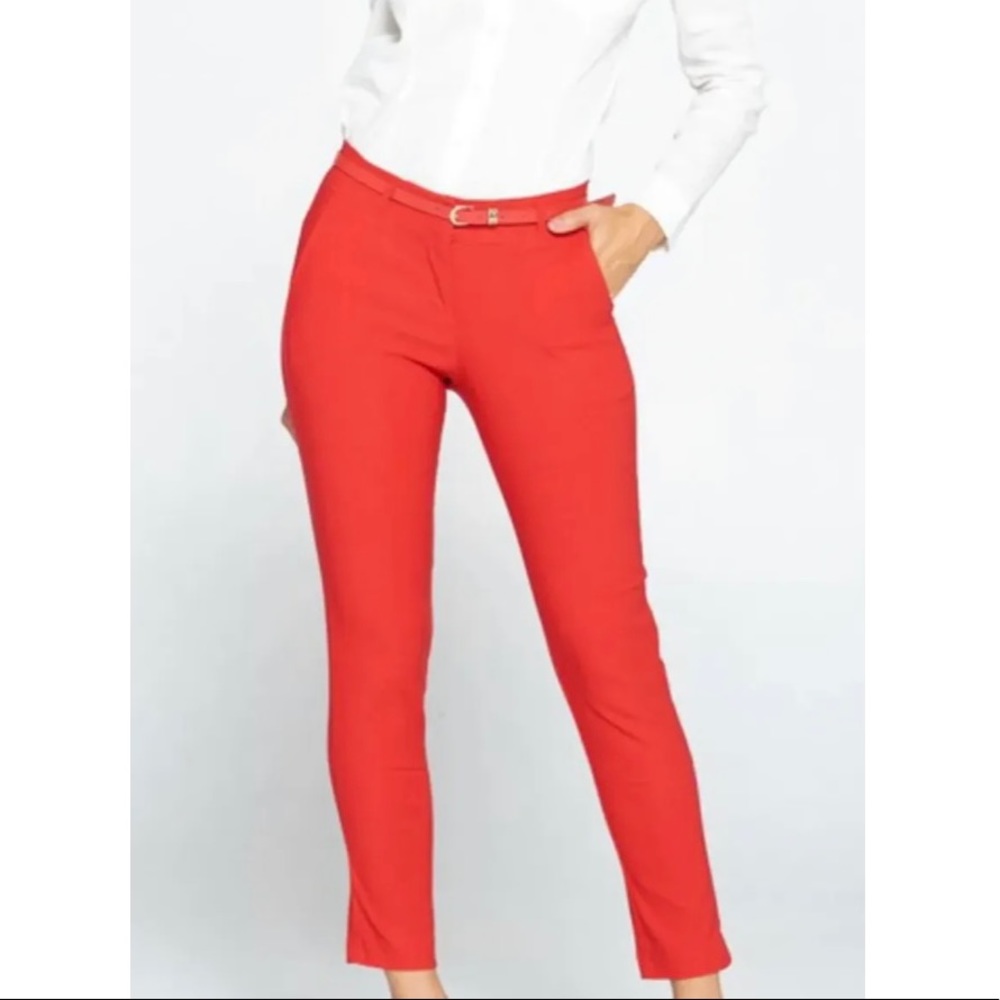 Red Dress Pants